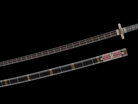 Great Samurai Katana 3D Model