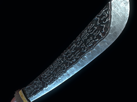 Espada Amaldiçoada Modelo 3D