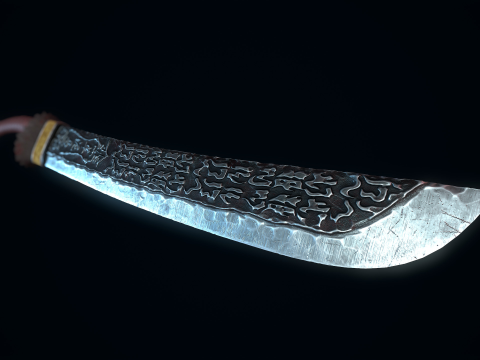 Cursed Sword 3D Model