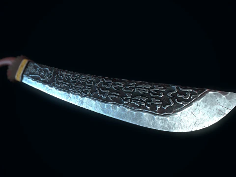 Cursed Sword 3D Model