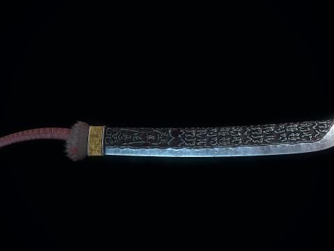 Cursed Sword 3D Model