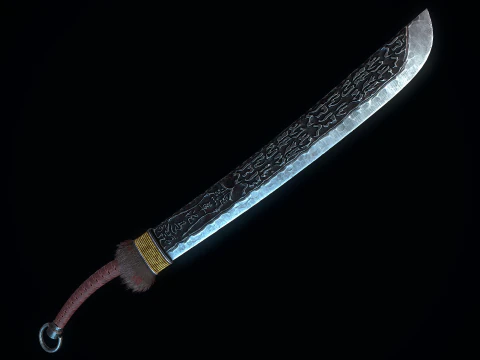 Cursed Sword 3D Model