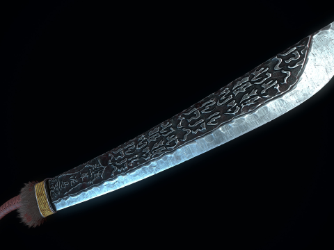 Cursed Sword 3D Model
