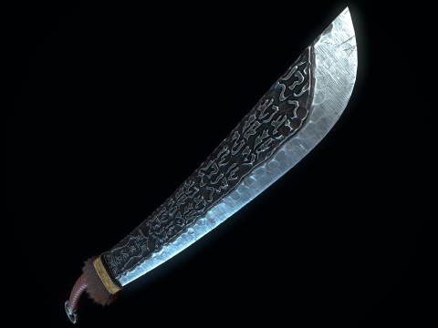 Cursed Sword 3D Model