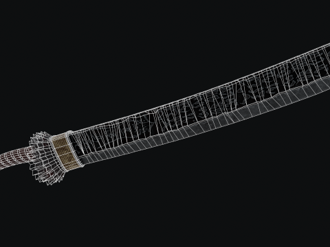 Cursed Sword 3D Model