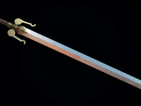 Serpent Sword 3D Model