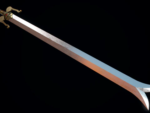 Serpent Sword 3D Model