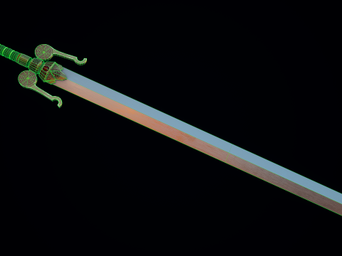 Spada del serpente Modello 3D