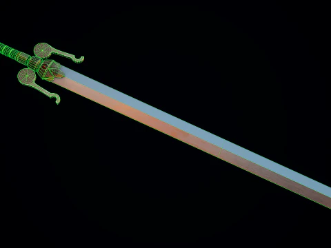 Serpent Sword 3D Model