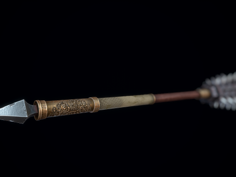 Wolfs Fang Mace 3D Model