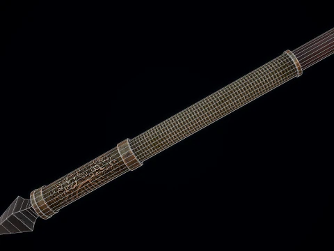 Wolfs Fang Mace 3D Model