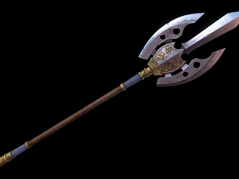 Tonbokiri Spear 3D Model