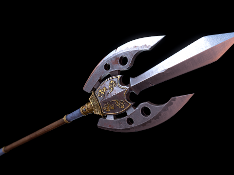 Lança Tonbokiri Modelo 3D