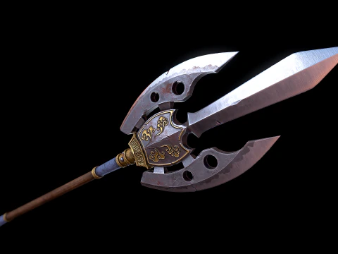 Tonbokiri Spear 3D Model