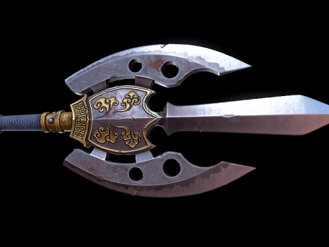 Tonbokiri Spear 3D Model