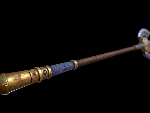 Tonbokiri Spear 3D Model