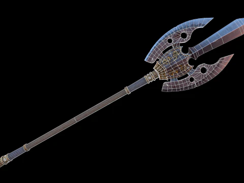 Tonbokiri Spear 3D Model