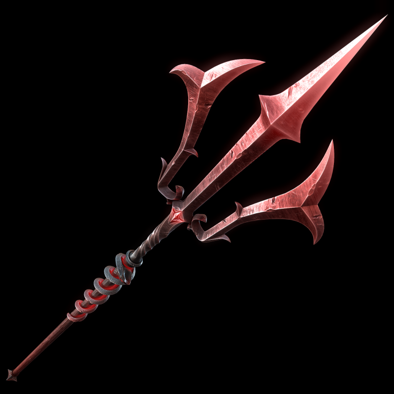 デビルズトライデント 3Dモデル .c4d .max .obj .3ds .fbx .stl .blend 