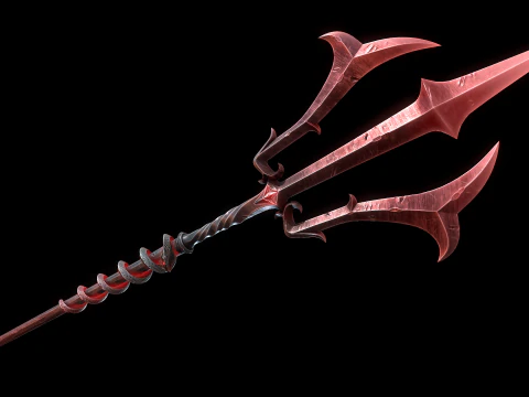 Tridente do Diabo Modelo 3D