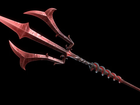 Tridente do Diabo Modelo 3D