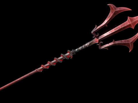 Tridente do Diabo Modelo 3D