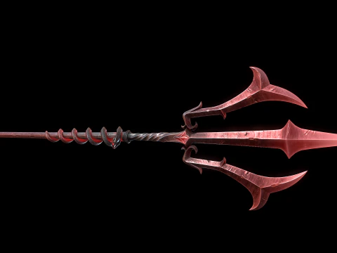 Tridente do Diabo Modelo 3D