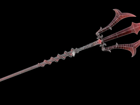 Tridente do Diabo Modelo 3D