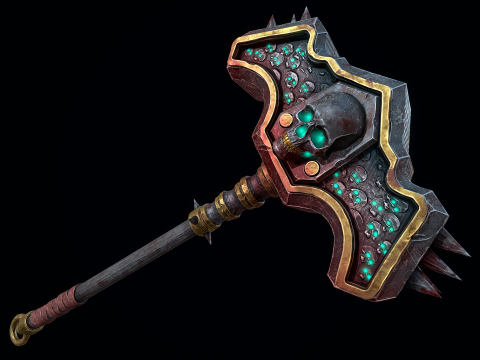 死灵法师碎颅者 3D 模型