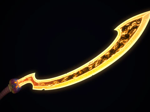 The Scarab Khopesh 3D Model