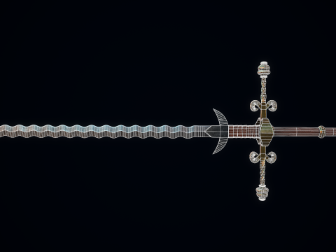 双手弗兰伯格 3D 模型