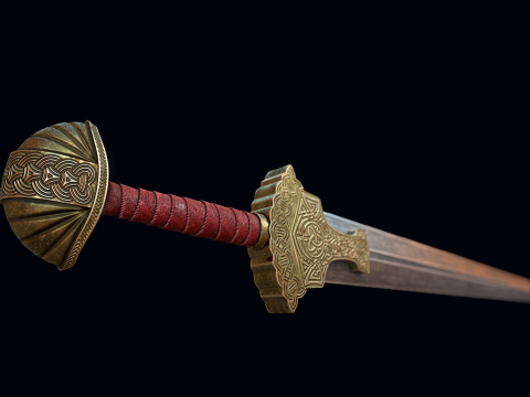 The Viking Age Sword 3D Model