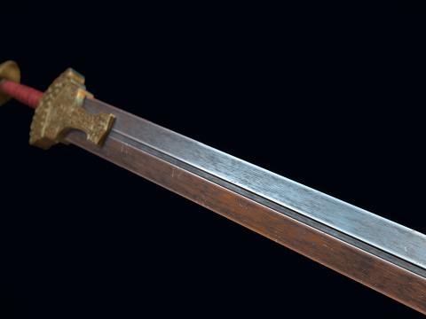 The Viking Age Sword 3D Model