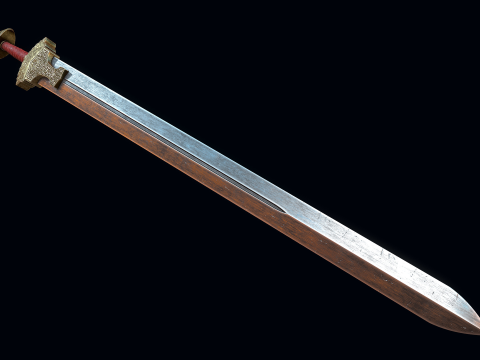 The Viking Age Sword 3D Model