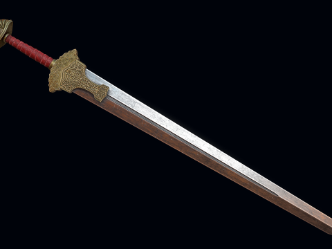 The Viking Age Sword 3D Model