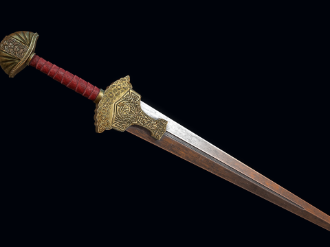 The Viking Age Sword 3D Model