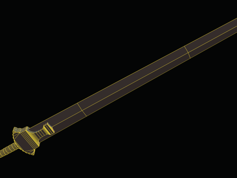 The Viking Age Sword 3D Model