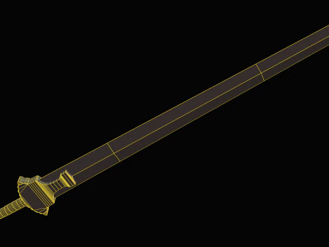 The Viking Age Sword 3D Model
