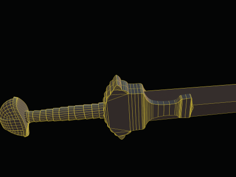 The Viking Age Sword 3D Model