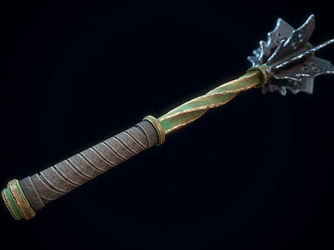Medieval Mace 3D Model
