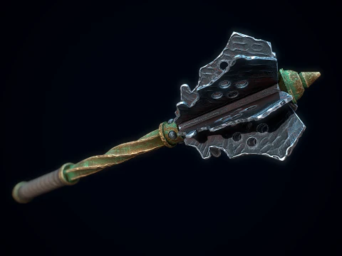 Medieval Mace 3D Model