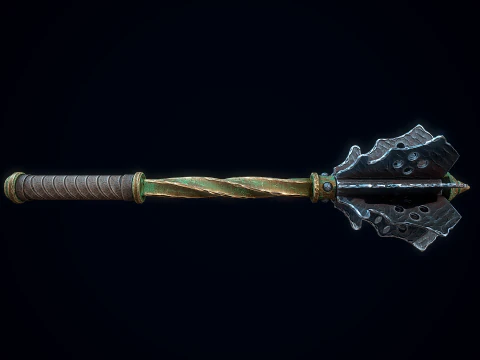 Medieval Mace 3D Model