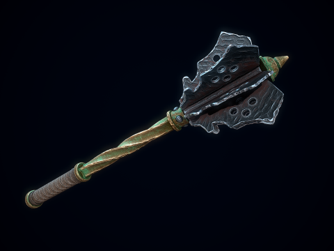 Середньовічна булава 3D Модель