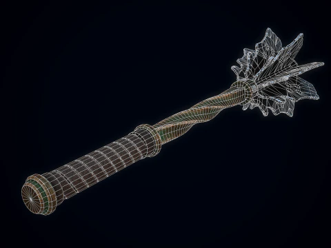 Medieval Mace 3D Model