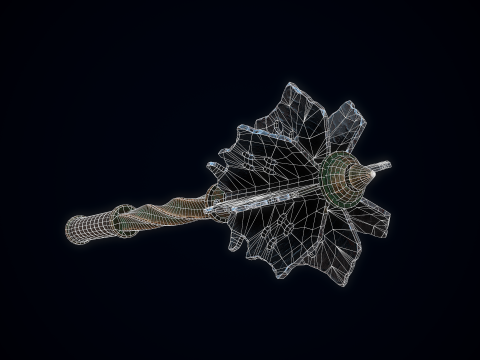 Середньовічна булава 3D Модель