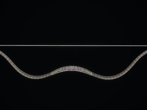 Medieval Short Bow 3D Model