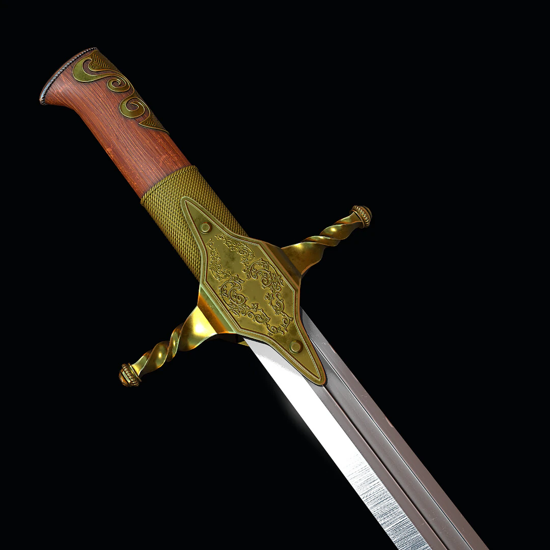 Karabela sabre 3D Model .c4d .max .obj .3ds .fbx .stl .blend 