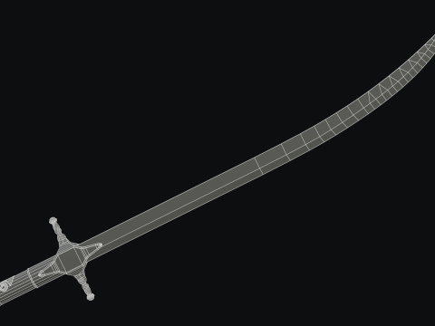 Sciabola Karabela Modello 3D