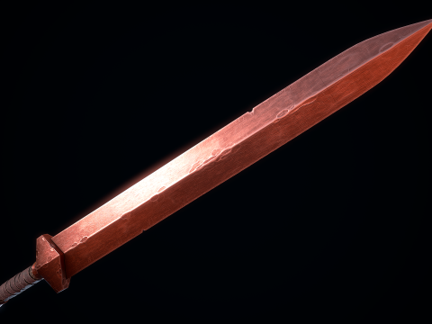 铜短剑 3D 模型