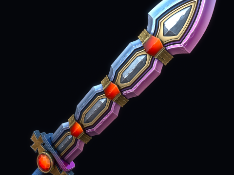 Echtes Excalibur 3D Modell