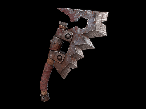 Orc मांस क्लीवर 3D मॉडल